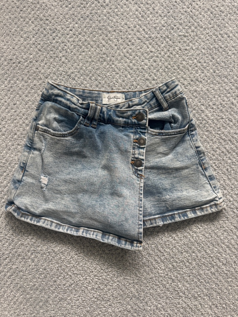 Jessica Simpson Light Blue Denim Skort for Kids